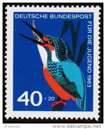 1963. Einheimische Vögel. 40 + 20 Pf. (Michel: 404) - JF220390 - Otros & Sin Clasificación