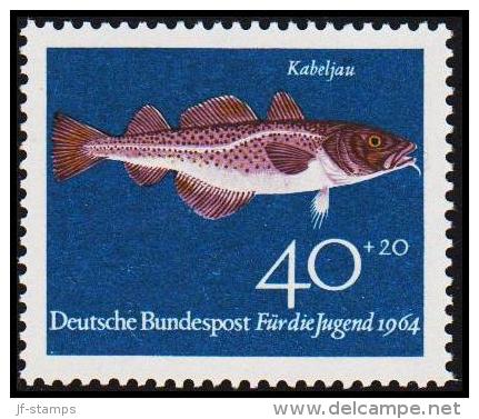 1964. Fische. 40 + 20 Pf. (Michel: 415) - JF220448 - Altri & Non Classificati