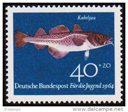 1964. Fische. 40 + 20 Pf. (Michel: 415) - JF220449 - Sonstige & Ohne Zuordnung