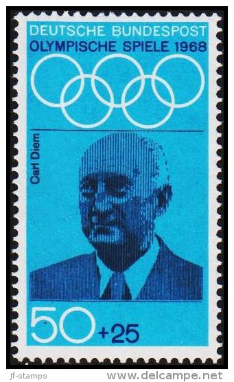 1968. Olympische Sommerspiele. 50 + 25 Pf. (Michel: 565) - JF220648 - Andere & Zonder Classificatie