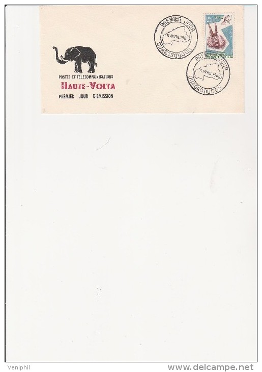 HAUTE VOLTA - LETTRE PREMIER JOUR AFFRANCHIE N° 83 -ANNEE 1960 - Storia Postale