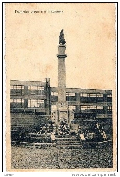 FRAMERIES . Belgique . Monument De La Resistance . - Frameries