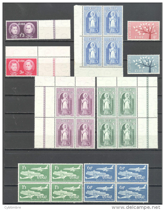 Irlande: Yvert N° 148/56**; Fraicheur Postale;voir Scan - Unused Stamps