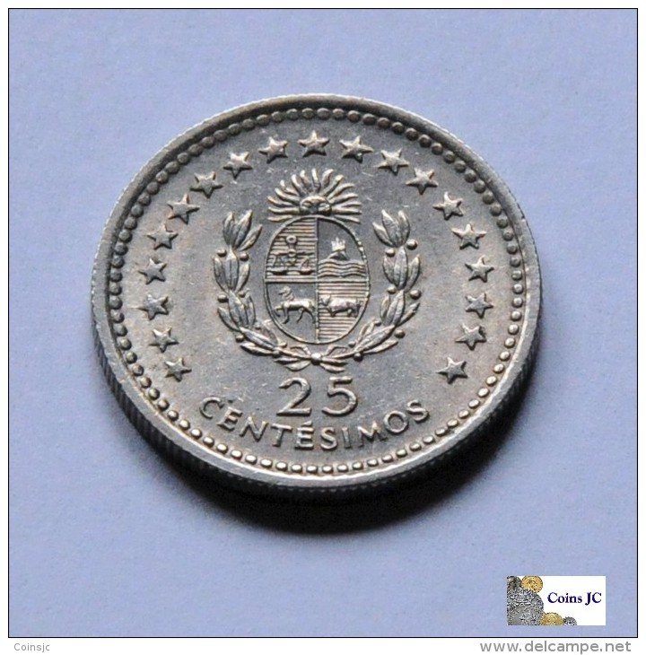 Uruguay - 25 Centésimos - 1960 - Uruguay