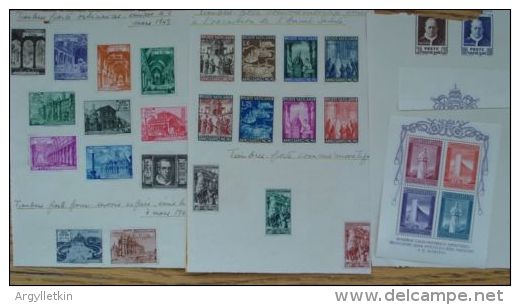 COLLECTION OF VATICAN STAMPS 1944-1959 COUNCIL OF CHALCEDON - Collections