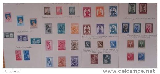 COLLECTION OF VATICAN STAMPS 1944-1959 COUNCIL OF CHALCEDON - Collections