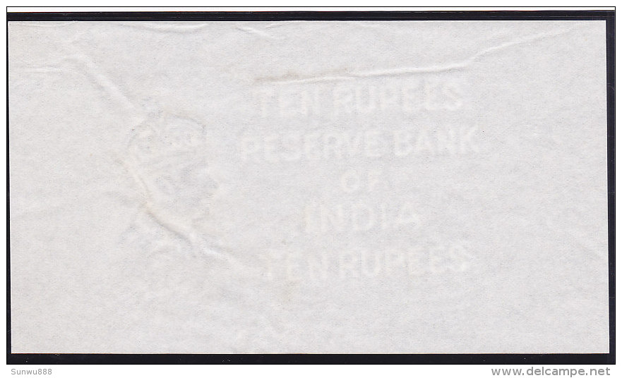 India - Ten Ruppees, Reserve Bank Of India - Georges VI - Papier Filigrané - India