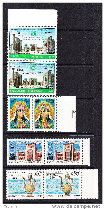 UZB2-	16-1	UZBEKISTAN- 2014 SET STARTING PRICE FOR THE ONE SET - Usbekistan