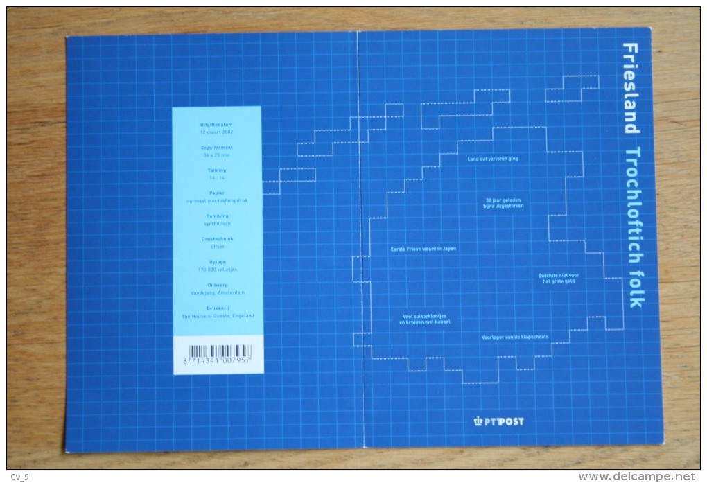 Vel Provinciezegels Friesland ; NVPH V2065 V 2065 (Mi 1992) 2002 POSTFRIS / MNH ** NEDERLAND / NIEDERLANDE / NETHERLANDS - Neufs