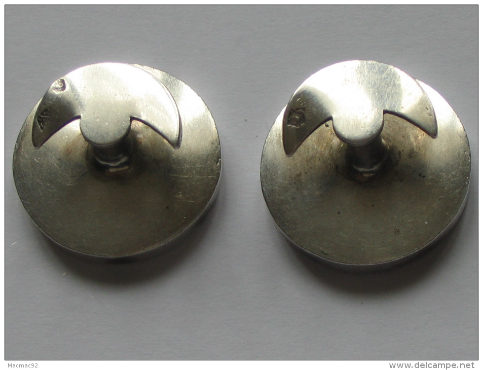 Boutons De Manchette En Argent  ***** EN ACHAT IMMEDIAT **** - Boutons De Col /de Manchettes