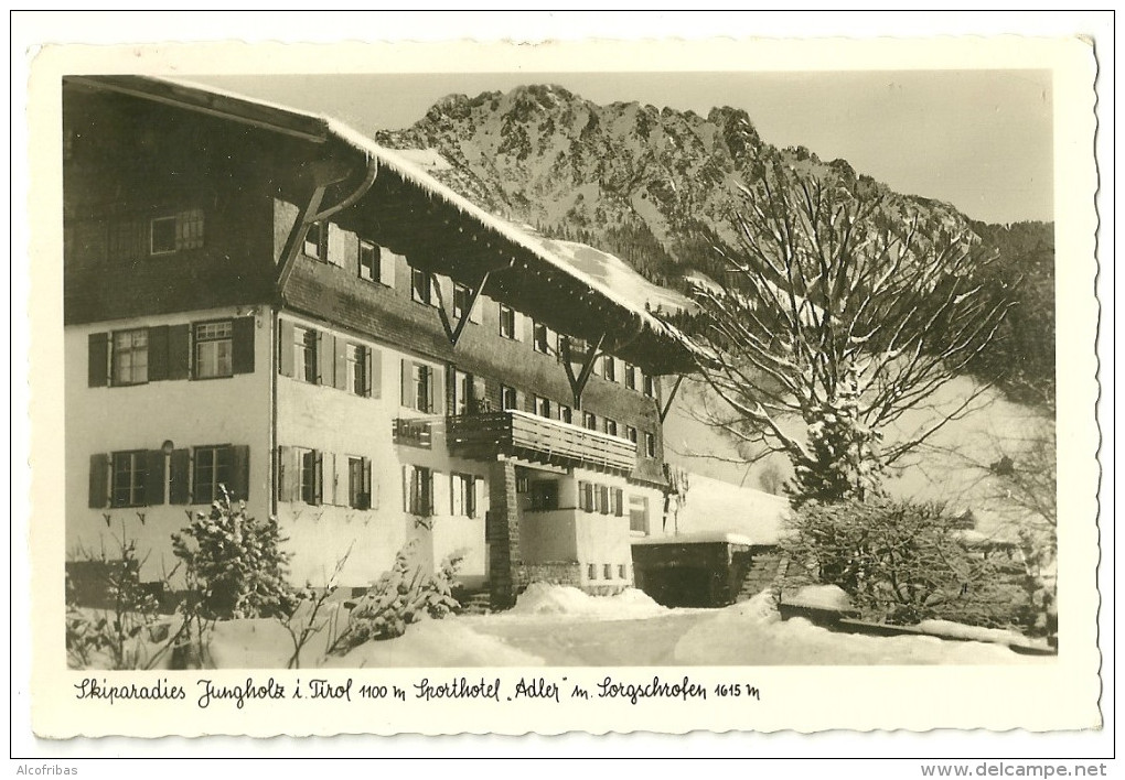 Autriche CPA Photo Jungholtz Hotel Adler - Jungholz
