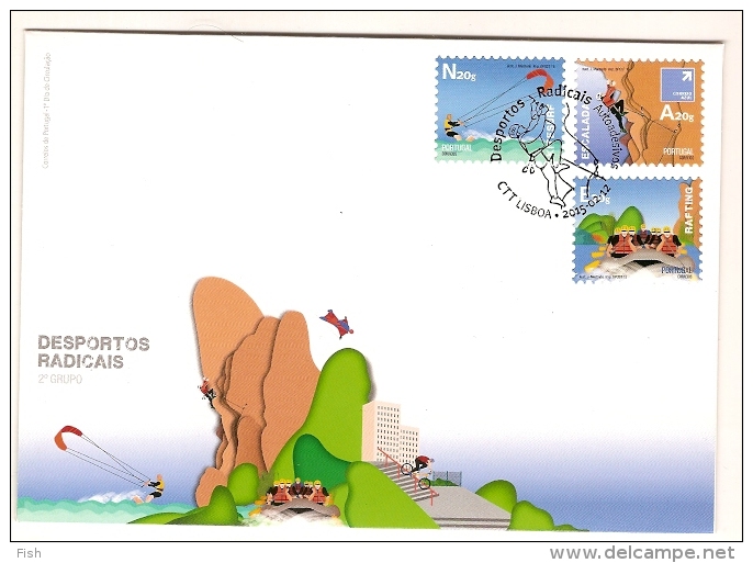 Portugal & FDC Portugal & Desportos Radicais 2015 - Gebraucht