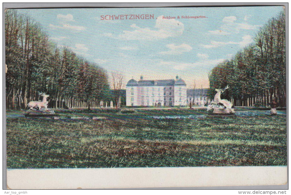 AK DE BW SCHWETZINGEN 1925-09-18 Heidelberg Schloss U. Schlossgarten Foto F. Maier #535 - Schwetzingen