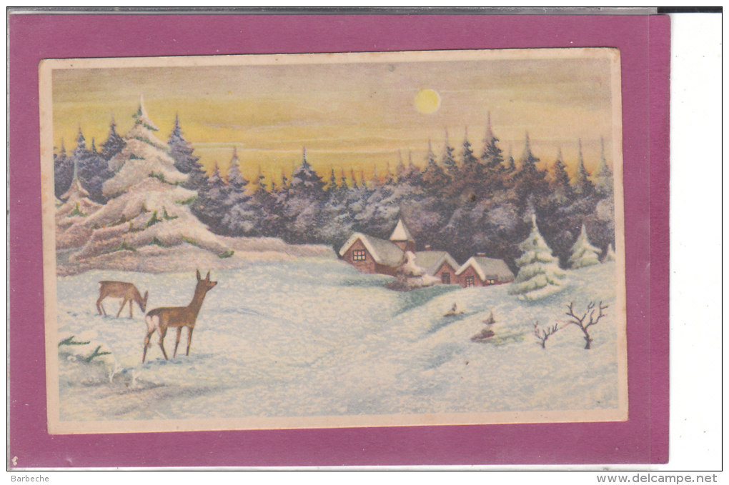 Dessins de 11 Cartes  Paysages d' Hiver