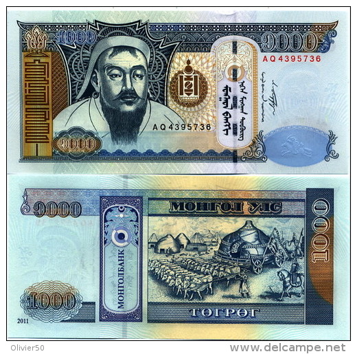 Mongolie (2007)  -1 000 Tugrik  P 67 UNC - Mongolia