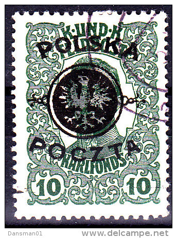 POLAND 1918 Lublin Fi 17 Used Signed Schmutz - Ungebraucht