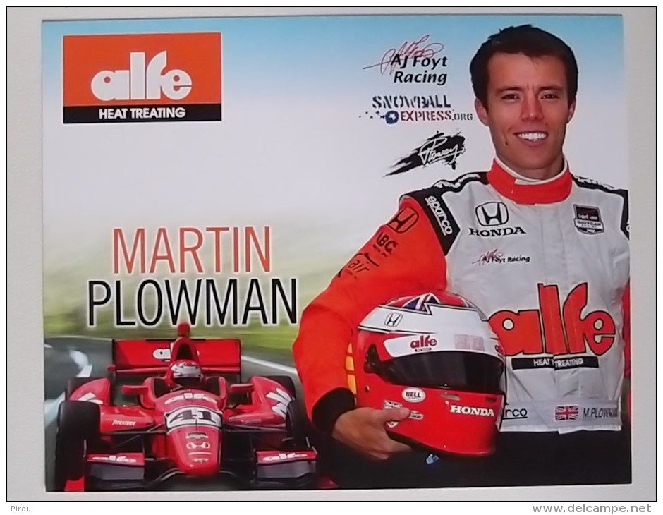 MARTIN PLOWMAN  INDYCAR 2014  AJ FOYT RACING - Automobile - F1