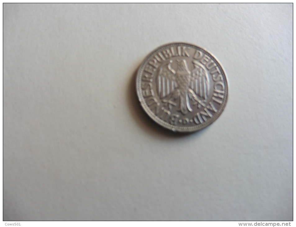 Allemagne : 1 Deutsche Mark 1966 - 1 Mark