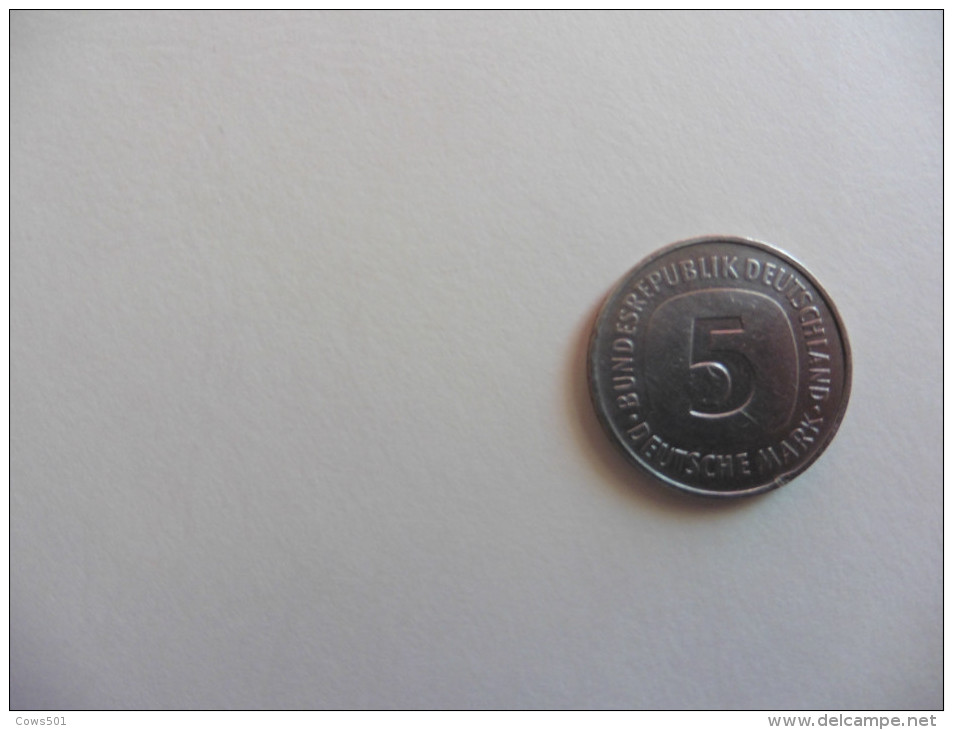 Allemagne :  5 Deutsche Mark 1975 - 5 Mark