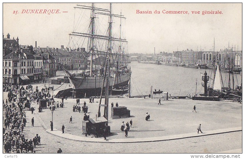 Bâteaux - Port De Pêche -  Voilier 3 Mâts Phare Lighthouse - Dunkerque - Pêche