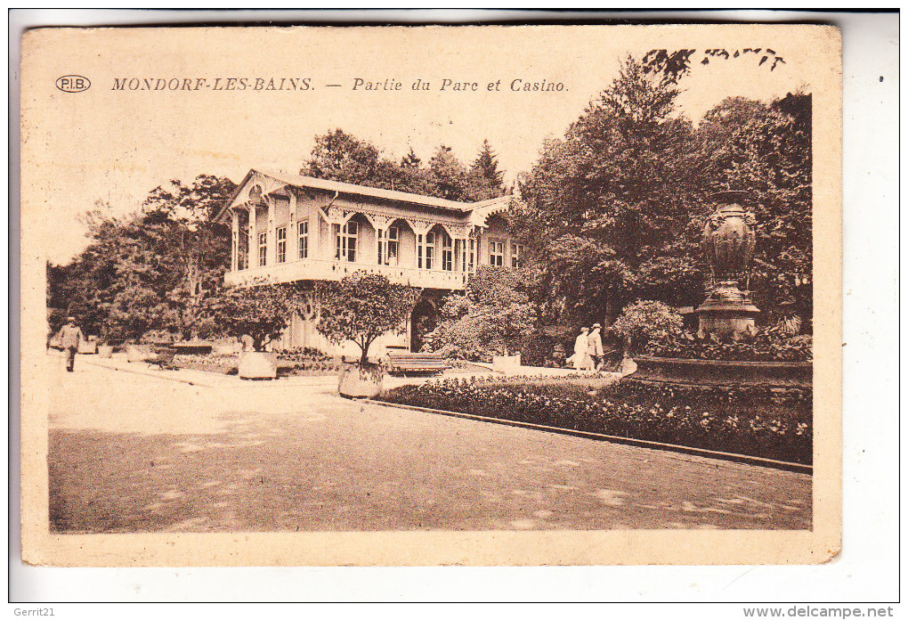 L 5600 BAD MONDORF, Casino & Garten, 192.. - Bad Mondorf