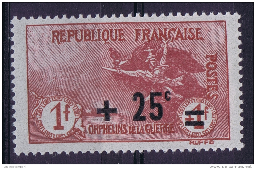 France: 1922 Yv Nr  168 MH/* Avec Ch. - Neufs