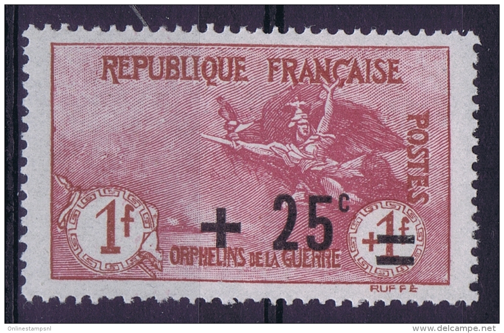 France: 1922 Yv Nr  168 MH/* Avec Ch. - Neufs