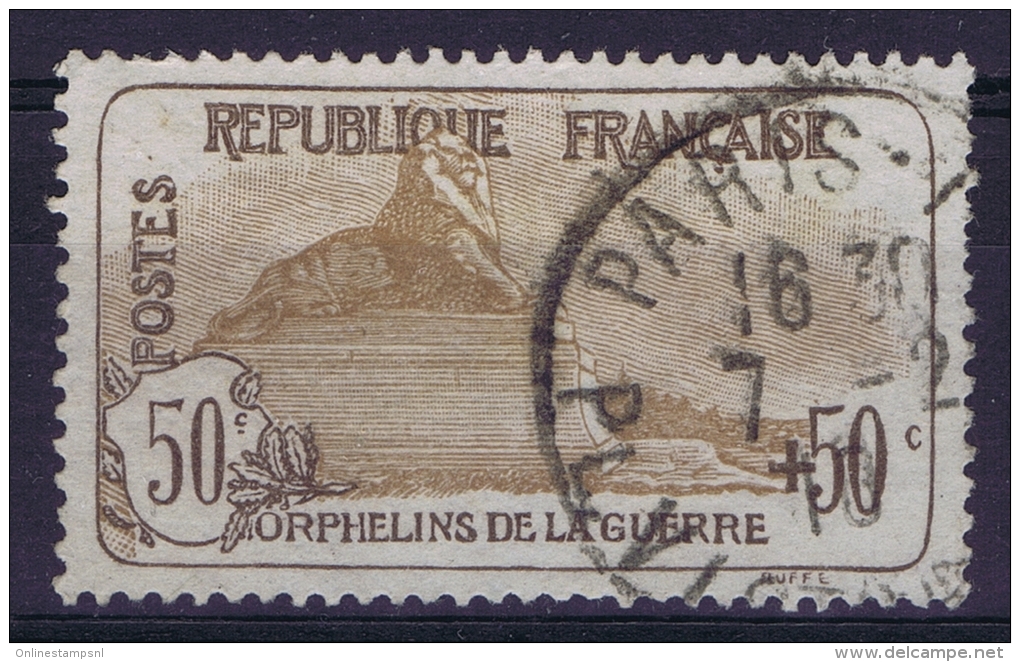 France: 1917 Yv Nr  153 Used Obl. - Oblitérés