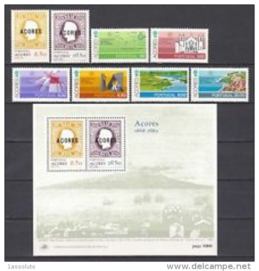 AZORES - ANNATA COMPLETA 1980 MNH** - Açores