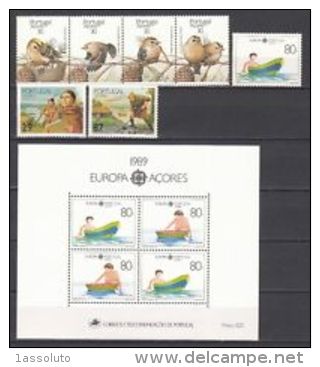 AZORES - ANNATA COMPLETA 1989 MNH** - Açores