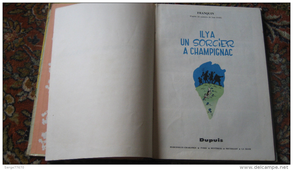 Les Aventures De SPIROU Et Fantasio 2 Il Y A Un Sorcier à Champignac Franquin édition 1960 - Spirou Et Fantasio