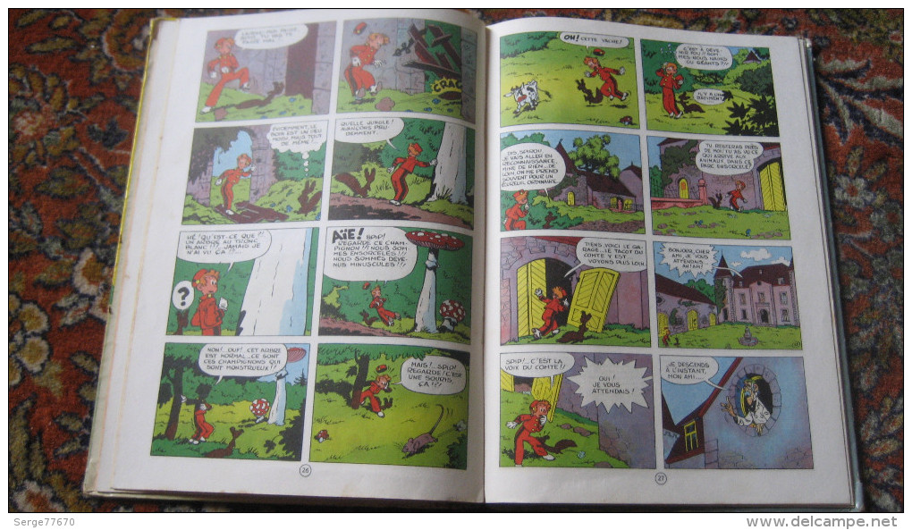 les aventures de SPIROU et Fantasio 2 Il y a un sorcier à Champignac Franquin édition 1960