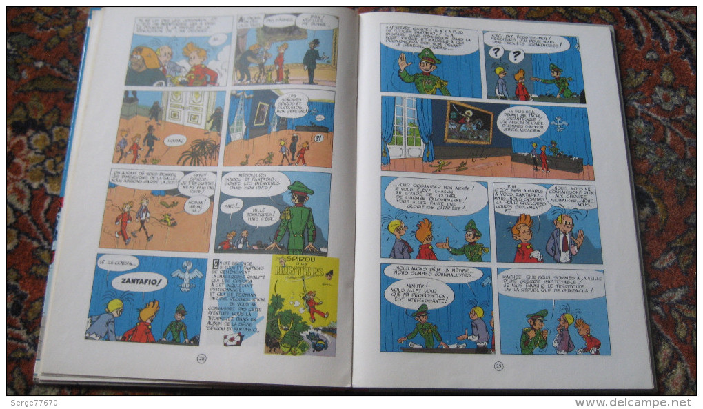 les aventures de SPIROU et Fantasio 7 Le dictateur et le champignon Franquin édition 1966