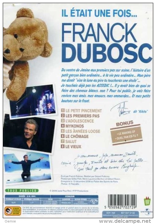 Il Etait Une Fois Franck Dubosc  °°°° - Concert & Music