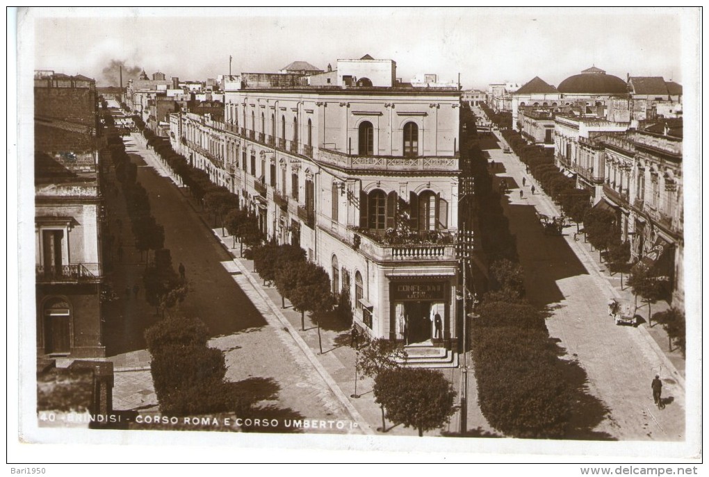 Brindisi - Corso Roma E Corso Umberto I - Brindisi