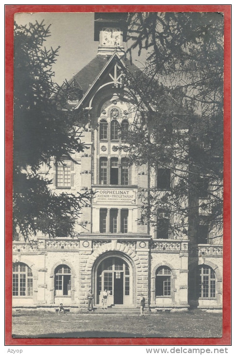 37 - BEAUMONT LA RONCE - Carte Photo - Orphelinat " Avenir Du Prolétariat " - Façade - Beaumont-la-Ronce