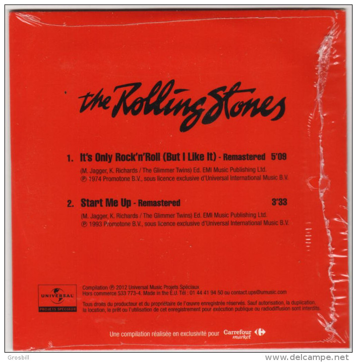 The ROLLING STONES : It's Only Rock'n'Roll (but I Like It) / Start Me Up (CD Single) - Sonstige - Englische Musik
