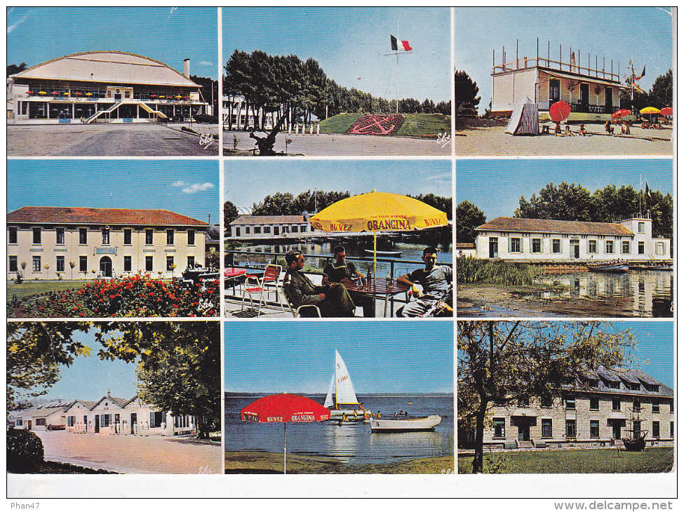 HOURTIN (33-Gironde), Caserne, Centre De Formation Maritime; Réfectoire, Foyer, Mât De Pavillon De Picqueyrot, Officiers - Autres & Non Classés