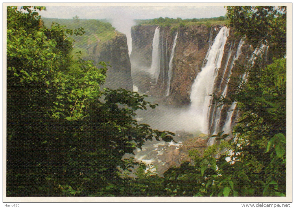 ZAMBIA  LE CASCATE VITTORIA    (VIAGGIATA) - Zambia