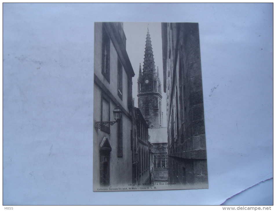 35 Saint Malo  Rue Danycan Carte Precurseur - Saint Malo