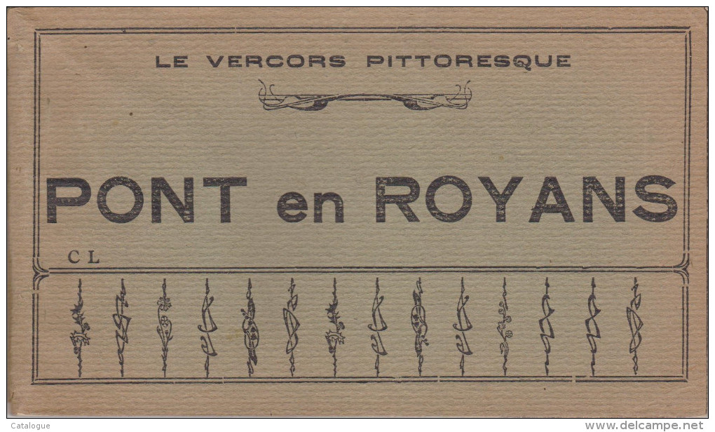 CARNET 18 CPA - 38 - 26 - PONT En ROYANS - Vercors