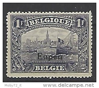 Belgio - Eupen - 1920 - Nuovo/new MH - Sovrastampati - Mi N. 11 - OC55/105 Eupen & Malmédy