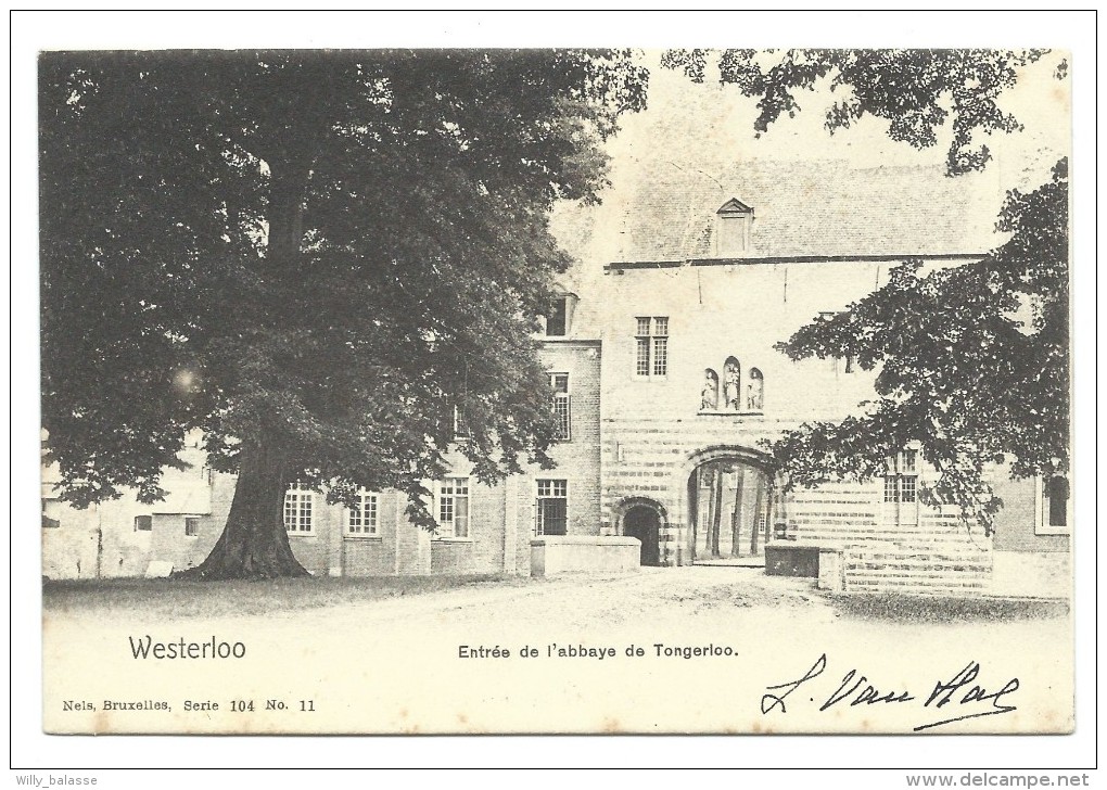 CPA - WESTERLO - WESTERLOO - Entrée De L´Abbaye De Tongerloo   // - Westerlo