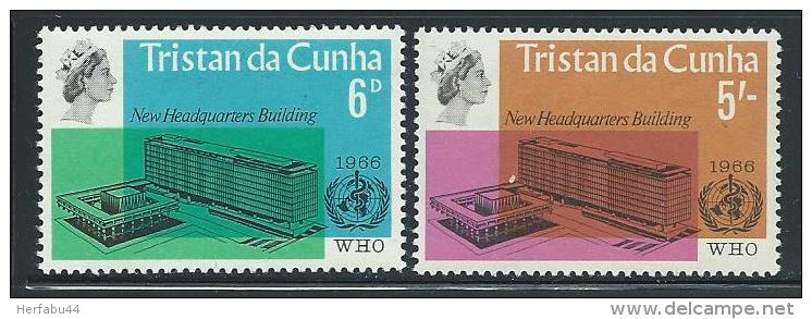 Tristan Da Cunha      "WHO Headquarters"     Set    SC# 99-00  MNH** - Tristan Da Cunha