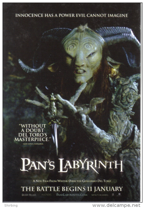 15J : Movie Film Poster Postcard "Pan´s Labyrinth" - Posters On Cards