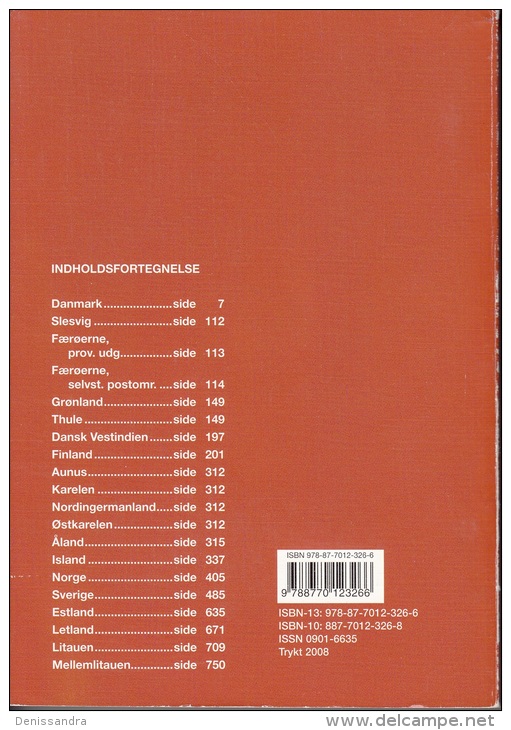 Catalogue AFA 2009 Scandinavie Et Pays Baltes Très Bon état Frais De Port 5 Euros Pour Le Monde Entier - Andere & Zonder Classificatie