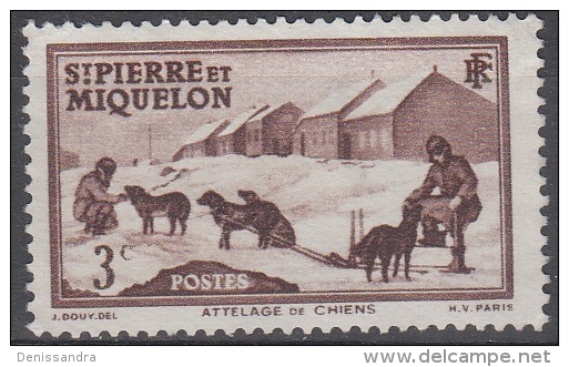 Saint-Pierre Et Miquelon 1938 Yvert 168 O Cote (2015) 0.30 Euro Attelage - Gebraucht