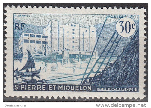 Saint-Pierre & Miquelon 1955 Michel 375 Neuf ** Cote (2007) 1.00 Euro Le Frigorifique De Saint-Pierre - Neufs