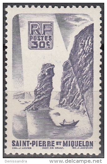 Saint-Pierre & Miquelon 1947 Michel 348 Neuf ** Cote (2007) 0.35 Euro Roc De Langlade - Neufs