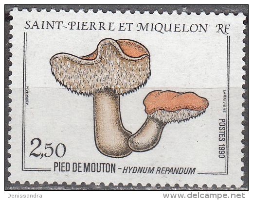 Saint-Pierre Et Miquelon 1990 Yvert 513 Neuf ** Cote (2015) 1.25 Euro Pied De Mouton - Unused Stamps